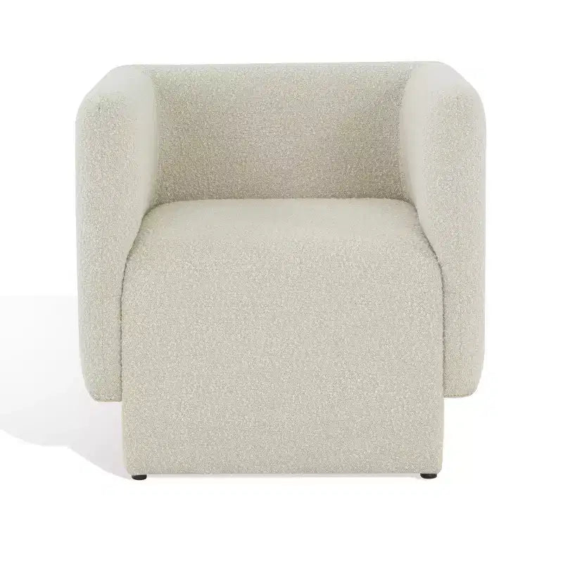Nene Boucle Barrel Back Chair - SFV5073 - Safavieh Couture