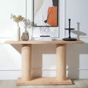 Console moderne en bois de 59 pouces avec pieds colonnes