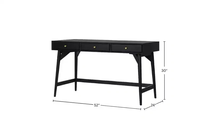 Grand bureau Flynn, Noir