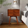 Flynn Small Nightstand, Chestnut
