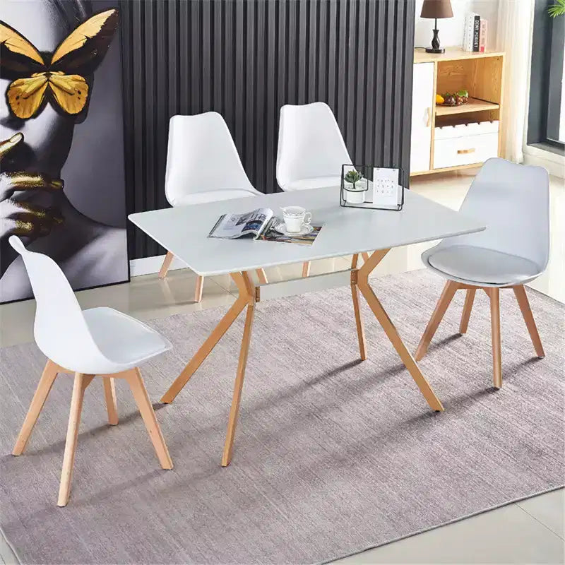 Bureau informatique moderne avec plateau en MDF et pieds en métal, Table d'écriture pour le travail ou les études à domicile, Bureau de travail contemporain pour chambre et bureau
